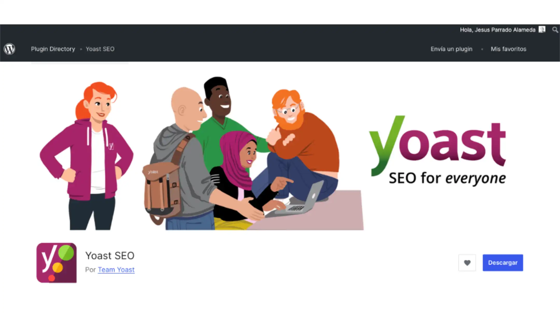 Seo yoast plugin repositorio wordpress