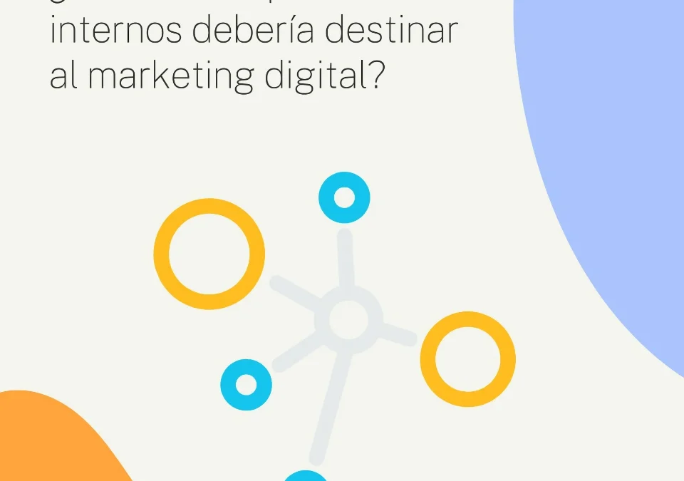 ¿Cuánto tiempo o recursos internos debería destinar al marketing digital?
